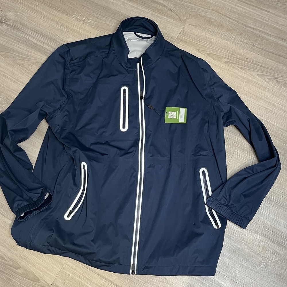 Above The Links Golf‎ Full Zip Up Mens 2XL Element Navy Jacket AL30023  NWT!